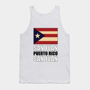 Flag of Puerto Rico Tank Top